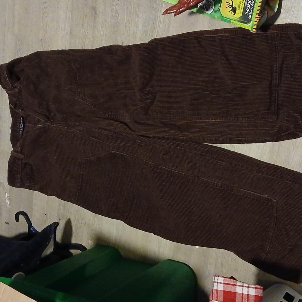 Brown corduroy pants